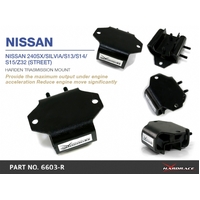 HARDENED TRANSMISSION MOUNT NISSAN, 180SX, SILVIA, FAIRLADY Z, Q45, S13, Y33 97-01, S14/S15, Z32 89-00