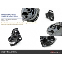 RIGHT SIDE ENGINE MOUNT MANUAL TRANSMISSION, HONDA, CIVIC, INTEGRA, DC2 94-01, EG, EH, EJ1/2