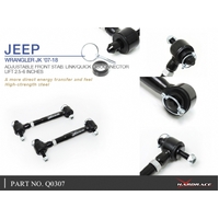 ADJUSTABLE FRONT STABILIZER LINK/QUICK DISCONNECTOR JEEP, WRANGLER, WRANGLER UNLIMITE JK 06-18, JKU 06-18