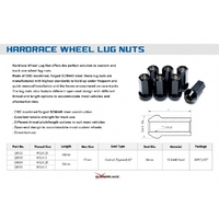 MOTORSPORTS SCM440 WHEEL LUG NUTS M12 x 1.5 35MM