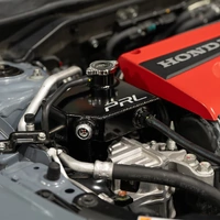 PRL Motorsports Baffled Coolant Expansion Tank for Honda Civic Incl. Type R FK4/FK8/FL5 RED