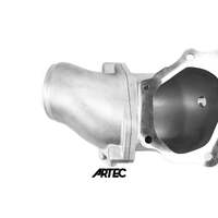 ARTEC 4"- 3.5" CAST OUTLET O2 HOUSING DUMP PIPE for MITSUBISHI EVOLUTION EVO 10 4B11T