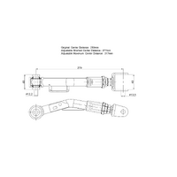 REAR TRAILING ARM ADJUSTABLE SUBARU, TOYOTA, 86, BRZ, FR-S, ZC 6, ZN6, FT86/FR-S ZN6/ZC6