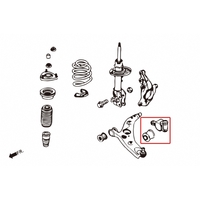 FRONT LOWER COMPLIANCE BUSH MAZDA, 6/ATENZA, CX5, GJ 14-, KE 12-17