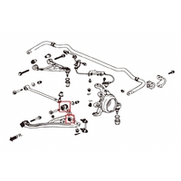 REAR LOWER ARM BUSHING HONDA, S2000, AP1/2