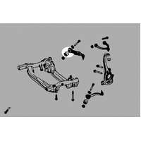 MERCEDES-BENZ C-CLASS W205/ E-CLASS W213 RWD FRONT LOWER REAR ARM BUSHING - FRAME SIDE