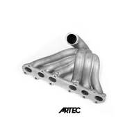 ARTEC Performance  Toyota 2JZ-GTE 70mm V-band Exhaust Manifold SKU:2JZ-GTE-70MM-VBAND-EX