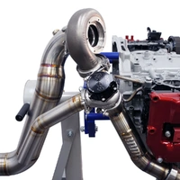 BNM Performance Fab Single Scroll Equal Length Rotated Twist Mount Turbo Kit w/3.5" Down-Pipe for Subaru WRX/STI/LGT/FXT (EJ20/EJ25)