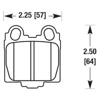 Hawk Performance HPS Rear Brake Pads for Lexus IS200/IS300/GS300/SC430/Toyota Altezza/Aristo JZS161 HB499F.610