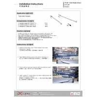 FRONT SUBFRAME BRACE TOYOTA, SIENTA, NHP170 15-PRESENT