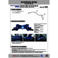 FRONT SWAY BAR TOYOTA, COROLLA/ALTIS/AURIS, E140/E150 06-13, E170 13-18, E120/E130 00-07