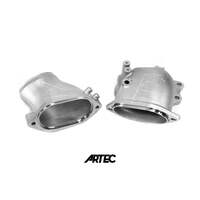 ARTEC 4"- 3.5" CAST OUTLET O2 HOUSING DUMP PIPE for MITSUBISHI EVOLUTION EVO 10 4B11T