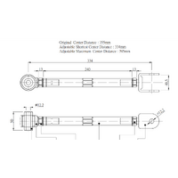 REAR TOE CONTROL ARM NISSAN, SILVIA, Q45, SKYLINE, Y33 97-01, R33/34, S14/S15