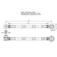 REAR TOE KIT TOYOTA, MR2, AW11 84-86
