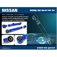 REAR UPPER ARM LIFT 0~4INCHES NISSAN, PATROL, Y60 GQ 1988-97, Y61 GU 97-