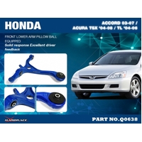 FRONT LOWER ARM OEM STYLE (PILLOW BALL), HONDA, ACCORD TL, EURO, TSX, CL7/8/9, CL9, UA6 04-08, UC1