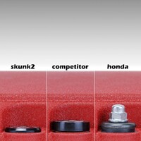 SKUNK2 LOW-PROFILE VALVE COVER HARDWARE for B VTEC for BLACK