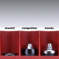 SKUNK2 LOW-PROFILE VALVE COVER HARDWARE for K SERIES for BLACK
