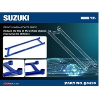 FRONT LOWER 4-POINTS BRACE SUZUKI, IGNIS, 17-PRESENT