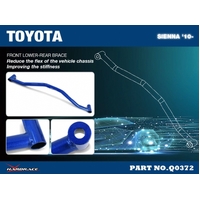 FRONT LOWER-REAR BRACE TOYOTA, SIENNA, XL30 11-ON