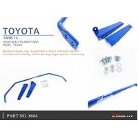 REAR ADD-ON SWAY BAR (19MM) TOYOTA, YARIS/VITZ, XP150; 14-PRESENT