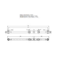 FRONT PANHARD ROD RHD ONLY SUZUKI, JIMNY, 18-PRESENT