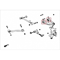 REAR UPPER ARM BUSHING TOYOTA, LEXUS, CENTURY, LS, 97-16, XF20 95-00