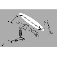 TOYOTA FORTUNER '04-15 REAR PANHARD ROD