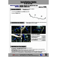 FRONT SWAY BAR SUBARU, IMPREZA, LEVORG, 14 -, WRX/STI VA 14-