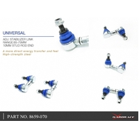 UNIVERSAL ADJUSTABLE STABILIZER LINK 2PCS/SET RANGE:65-75MM 10MMSTUD ROD END HONDA, CIVIC, FD