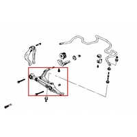 FRONT LOWER CONTROL ARM HONDA, CIVIC, EK3/4/5/9, EJ6/7/8/9, EM1