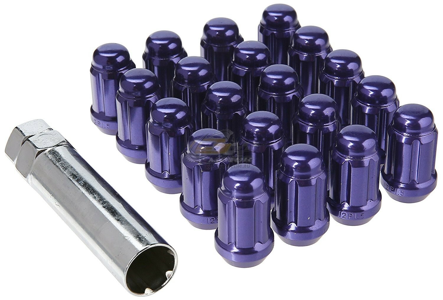 Muteki Short Lug Nuts Closed End Purple(12 x 1.25) 41885L