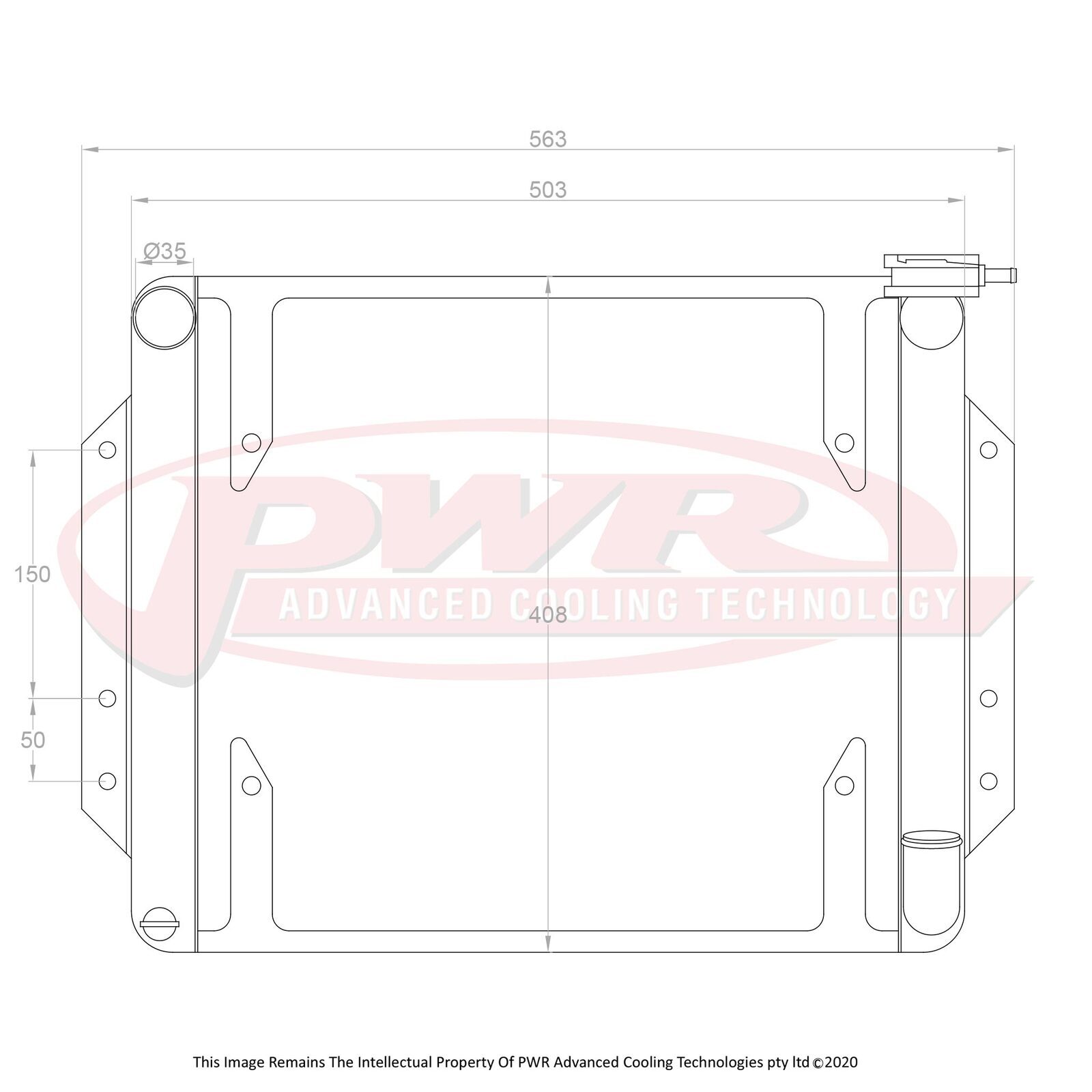 Sr50 Radiator Design PWR 55mm Crossflow Radiator for Datsun 1600 510 SR20 67-73) w/ 16