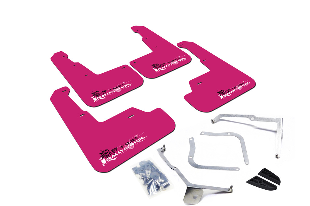 Rally Armor for Toyota RAV4 Blue Mud Flap Silver Emblem 2013-15