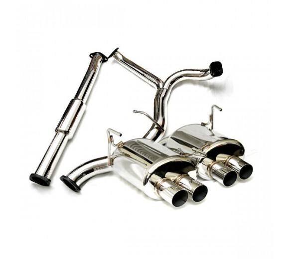 AVO 3" Stainless Steel Cat Back Exhaust Quad Tip FOR WRX/STi 1114 Sedan