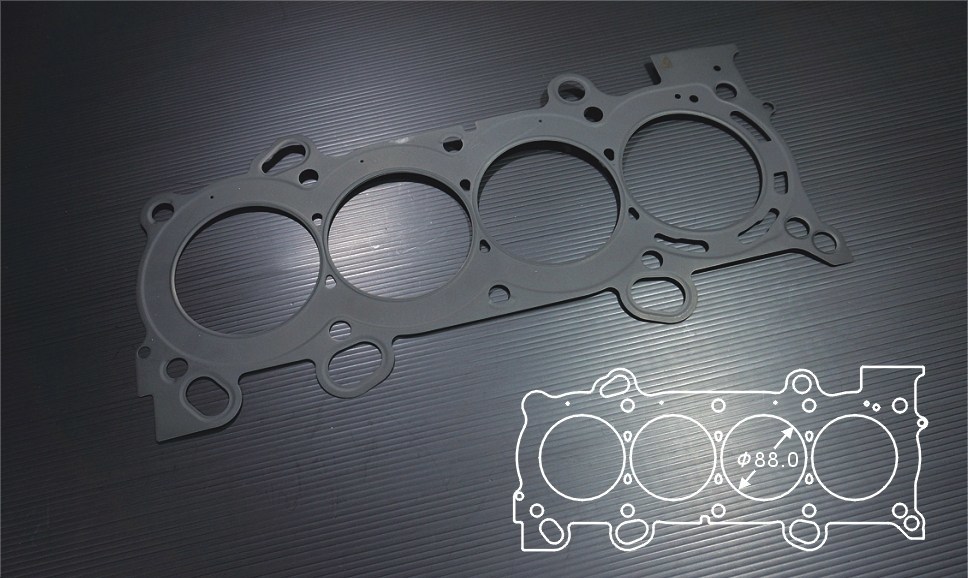 SIRUDA METAL HEAD GASKET GROMMET FOR NISSAN RB25DET Bore:88mm-1.9mm