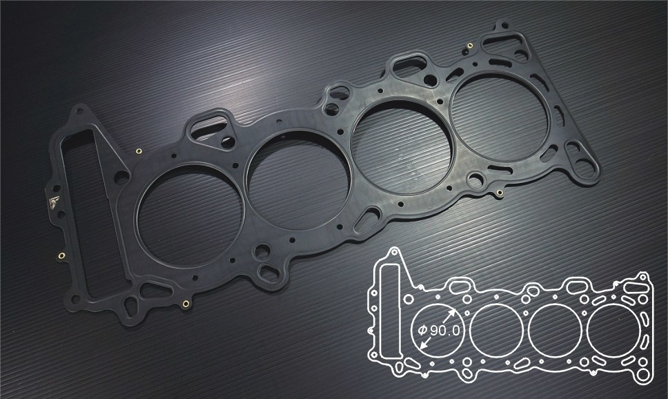 SIRUDA METAL HEAD GASKET GROMMET FOR NISSAN RB25DET Bore:88mm-1.9mm