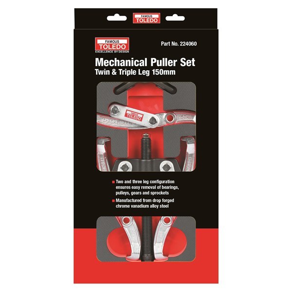 Toledo Automatic Self Grip 7/" Twin /& Triple Leg Puller