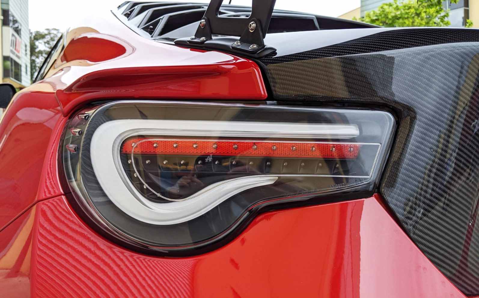 VALENTI BLACK LED TAIL LIGHT FOR TOYOTA 86 FT86 GT GTS SUBARU BRZ ...