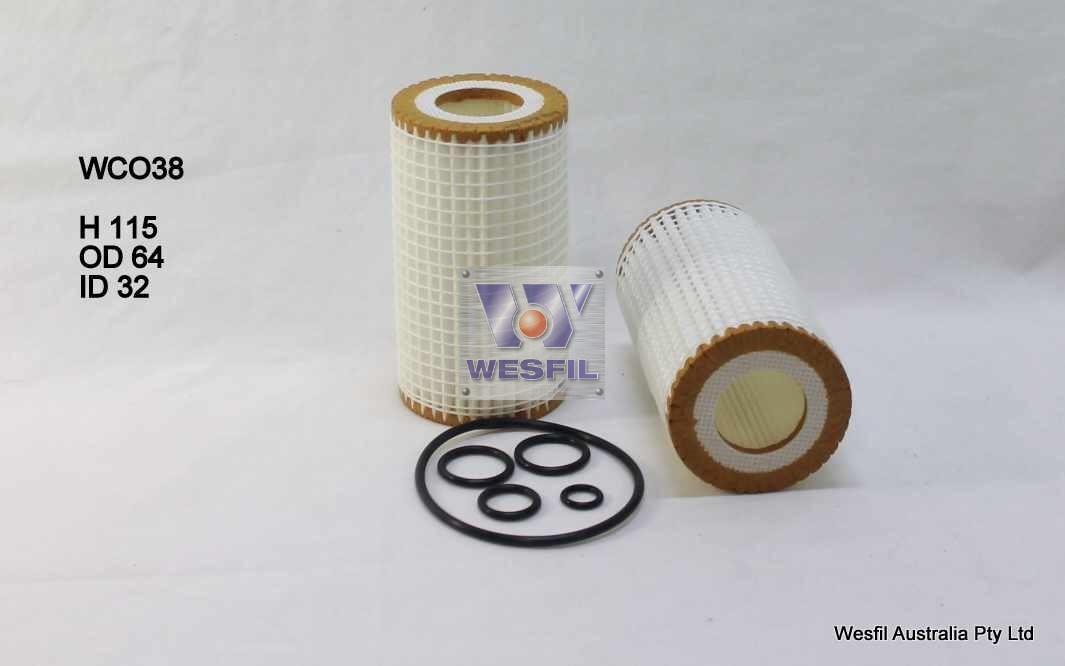 WESFIL OIL FILTER FOR Mercedes Benz C320 3.2L V6 2000-2005 WCO38
