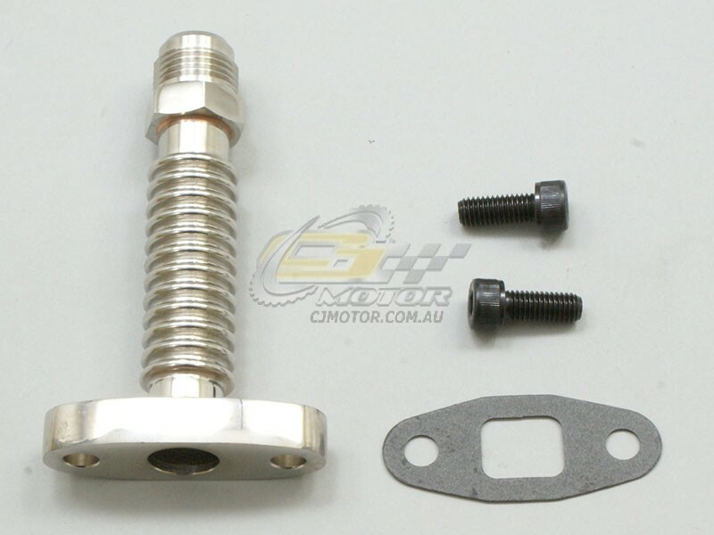 Flexible Oil Drain Kit T3/T4/GTW Series 10AN Male, GCG, XTR420083K