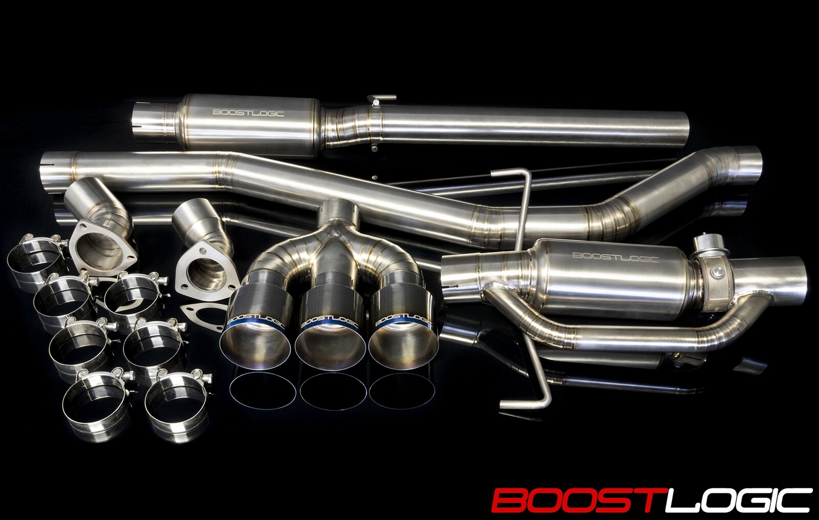 Boost Logic 3 Titanium Catback Exhaust For Honda Civic Type-R FK8