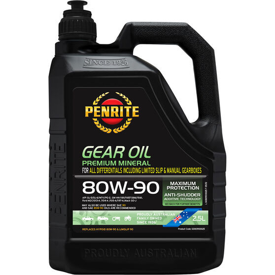 Penrite Gear Oil 80W90 2.5 Litre