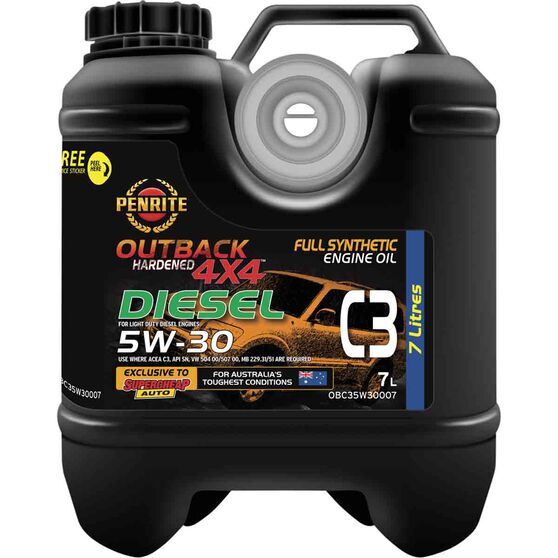 Penrite Outback Hardened 4x4 C3 Diesel Engine Oil 5W30 7 Litre