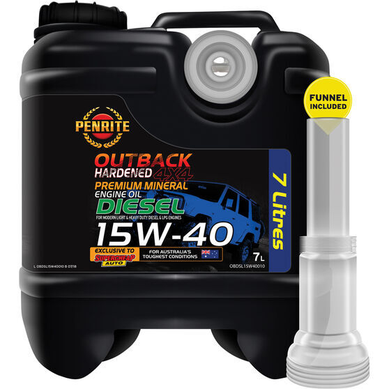 Penrite Outback Hardened 4x4 Diesel Engine Oil 15W40 7 Litre