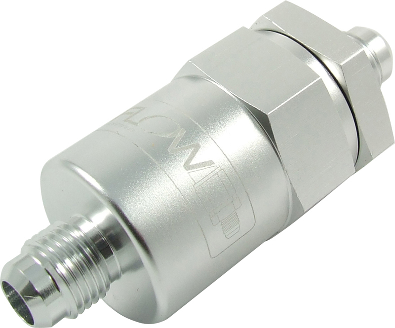 CNRAQR 5/16 Billet Inline Fuel Filter 30 Micron Anodized