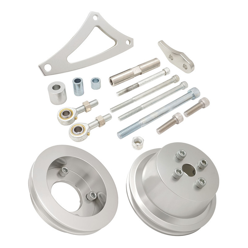 Proflow V Belt Drive & Alternator Bracket Kit Anodised Aluminium For