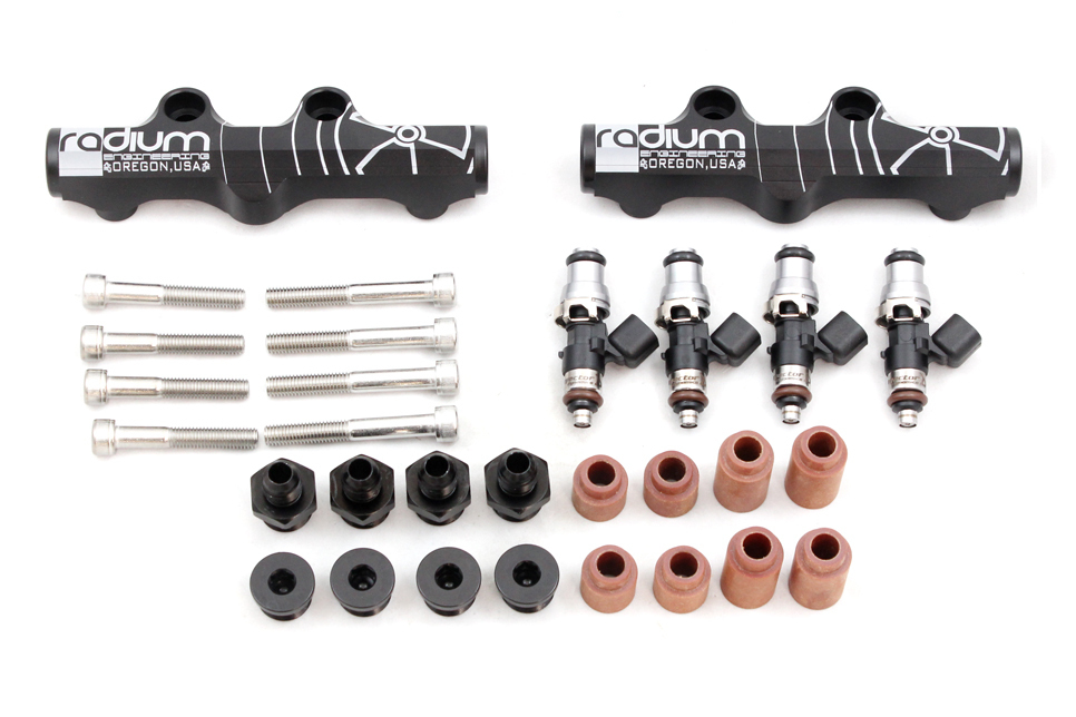 Radium/Injector Dynamics 1050X Fuel Rail Conversion Kit Suit Subaru WRX /STI GC8 9200