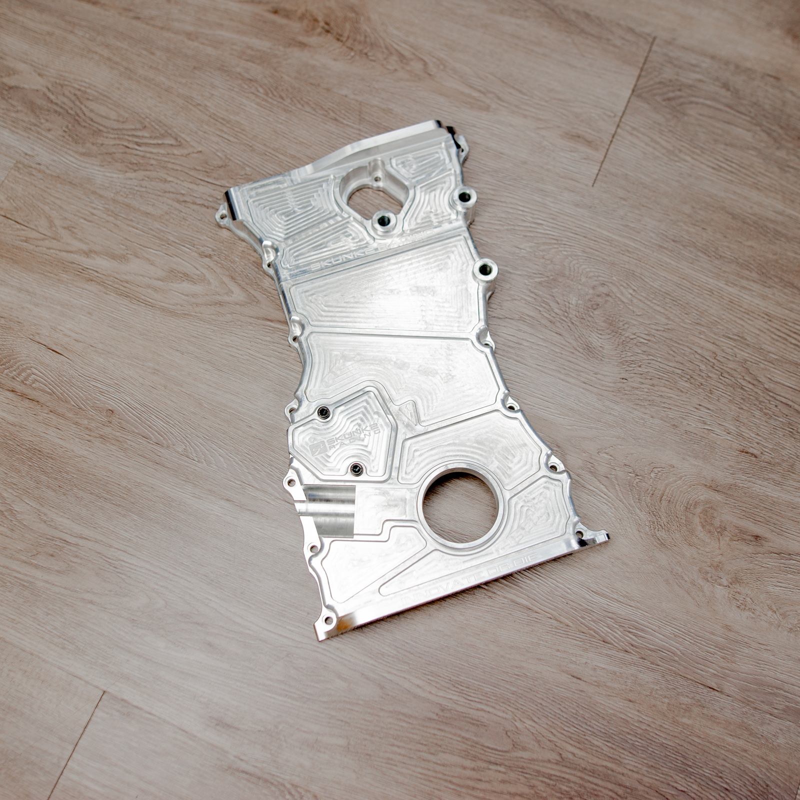 SKUNK2 TIMING CHAIN COVER for K24 for RAW ALUMINIUM