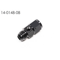 Radium AN Male to Female Fitting w/Inline 1/8" NPT Female Port
